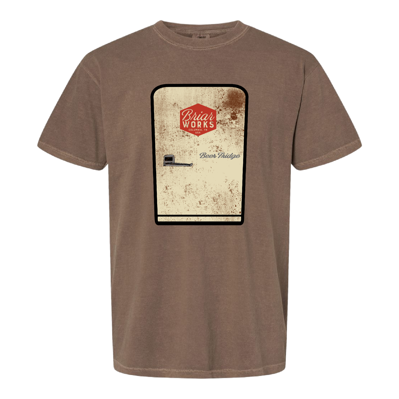 briarworks-beer-fridge-tee-shirt-coton-espresso image 1