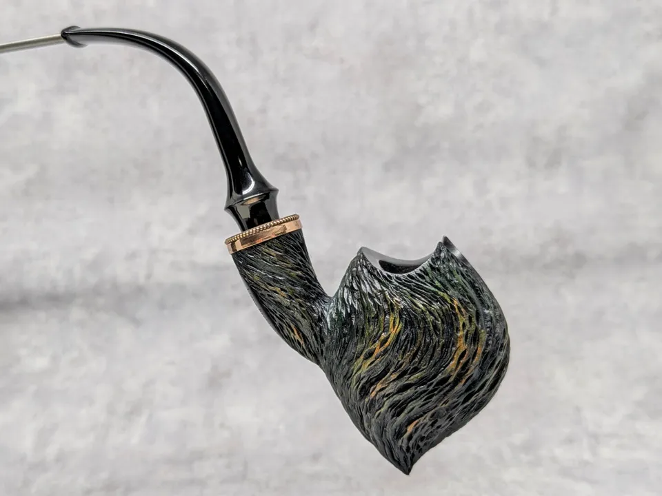 trever-talbert-ligne-bretagne-goblin-25g1lb-pipe-bruy-re-verte image 1