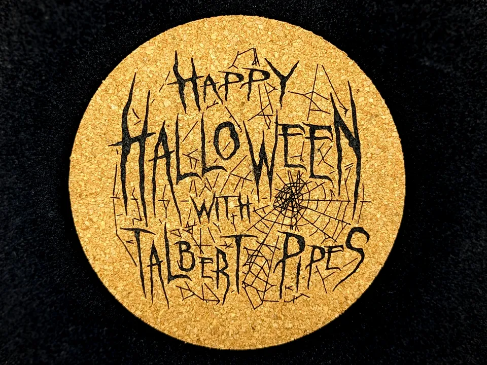 trever-talbert-coasters-sous-verre-halloween-toile-d-araign-e image 1