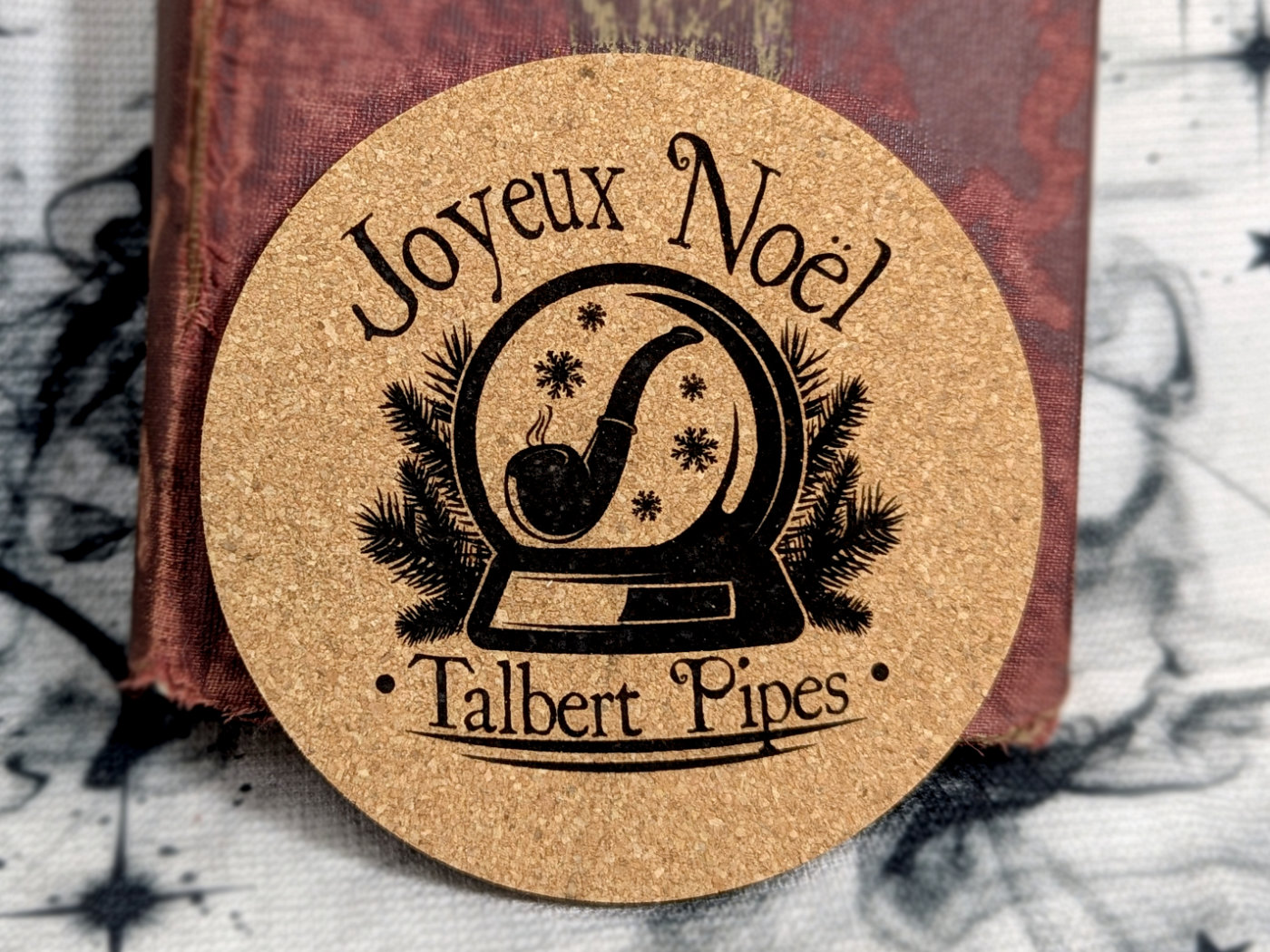 trever-talbert-christmas-sous-verre-joyeux-no-l image 1