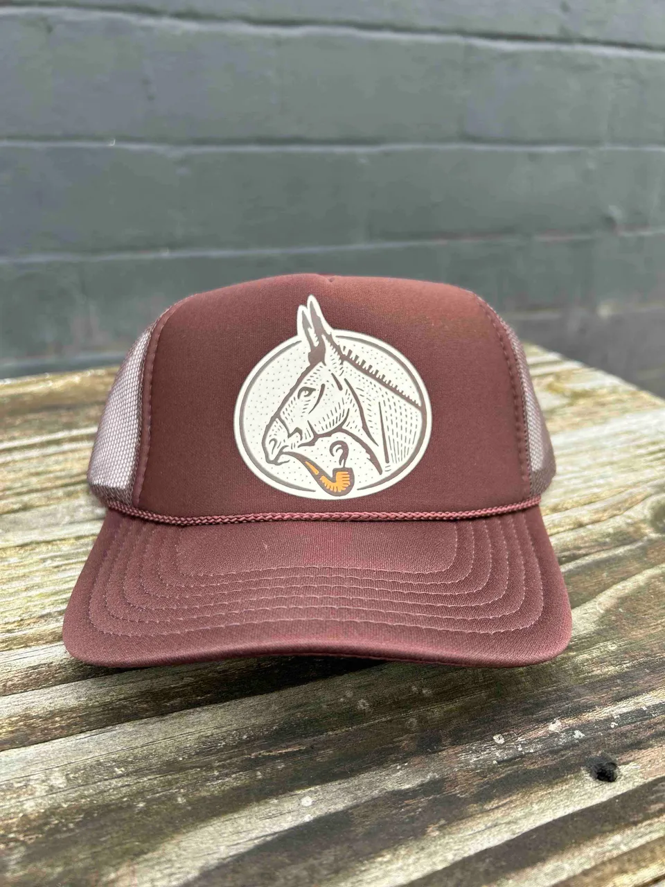 smoking-mule-casquette-trucker-noire-mousse image 1