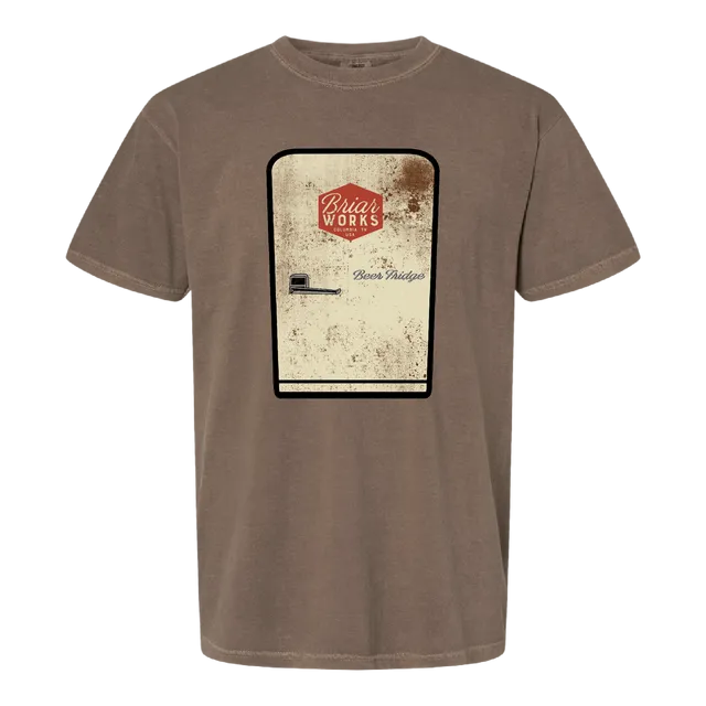 briarworks-beer-fridge-tee-shirt-coton-espresso image 1