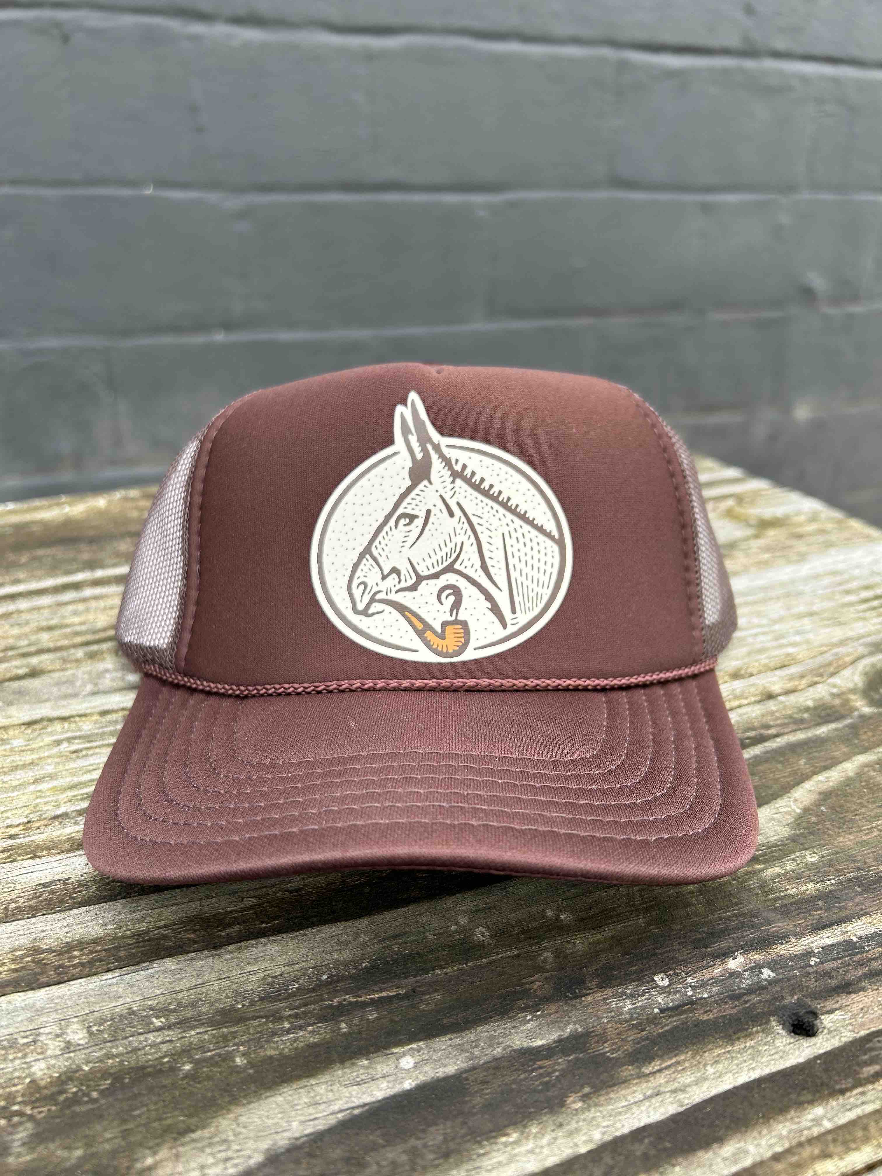 smoking-mule-casquette-trucker-noire-mousse image 1