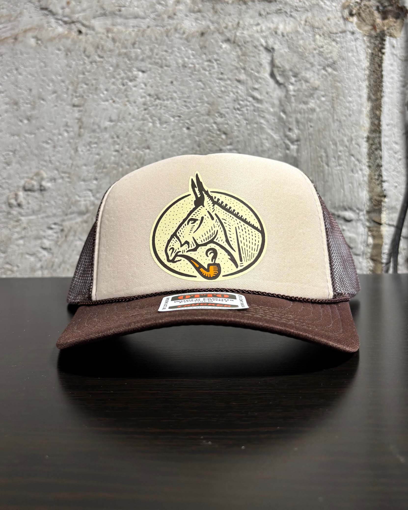 smoking-mule-casquette-trucker-noire-mousse image 2
