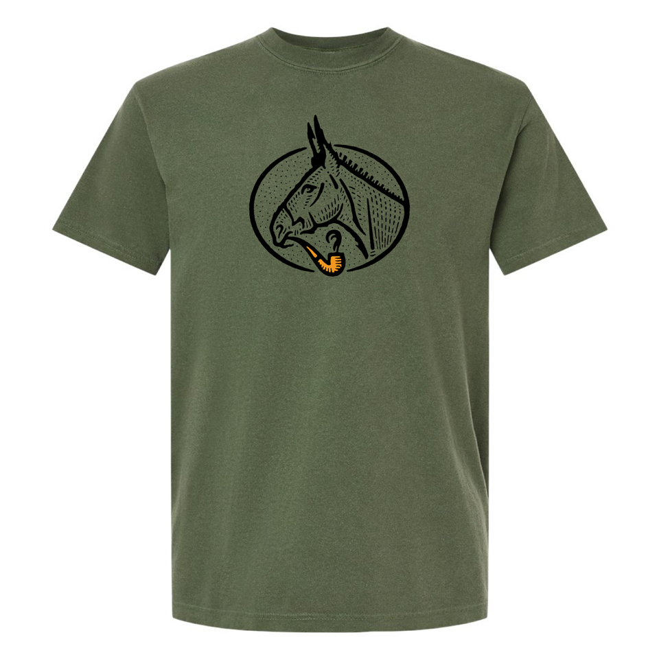 smoking-mule-t-shirt-vert-pipe-show-taille-xl-coton image 1