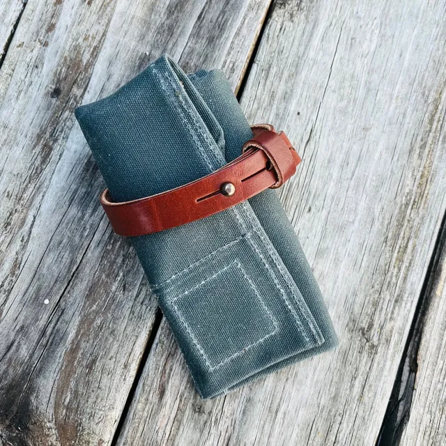 briarworks-trousse-pipe-toile-cir-e-gris-charbon image 1