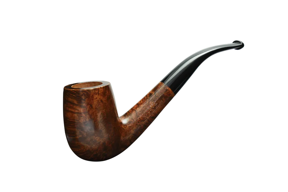 vincent-genod-fauve-861-pipe-courbe-gros-fourneau-orange image 1