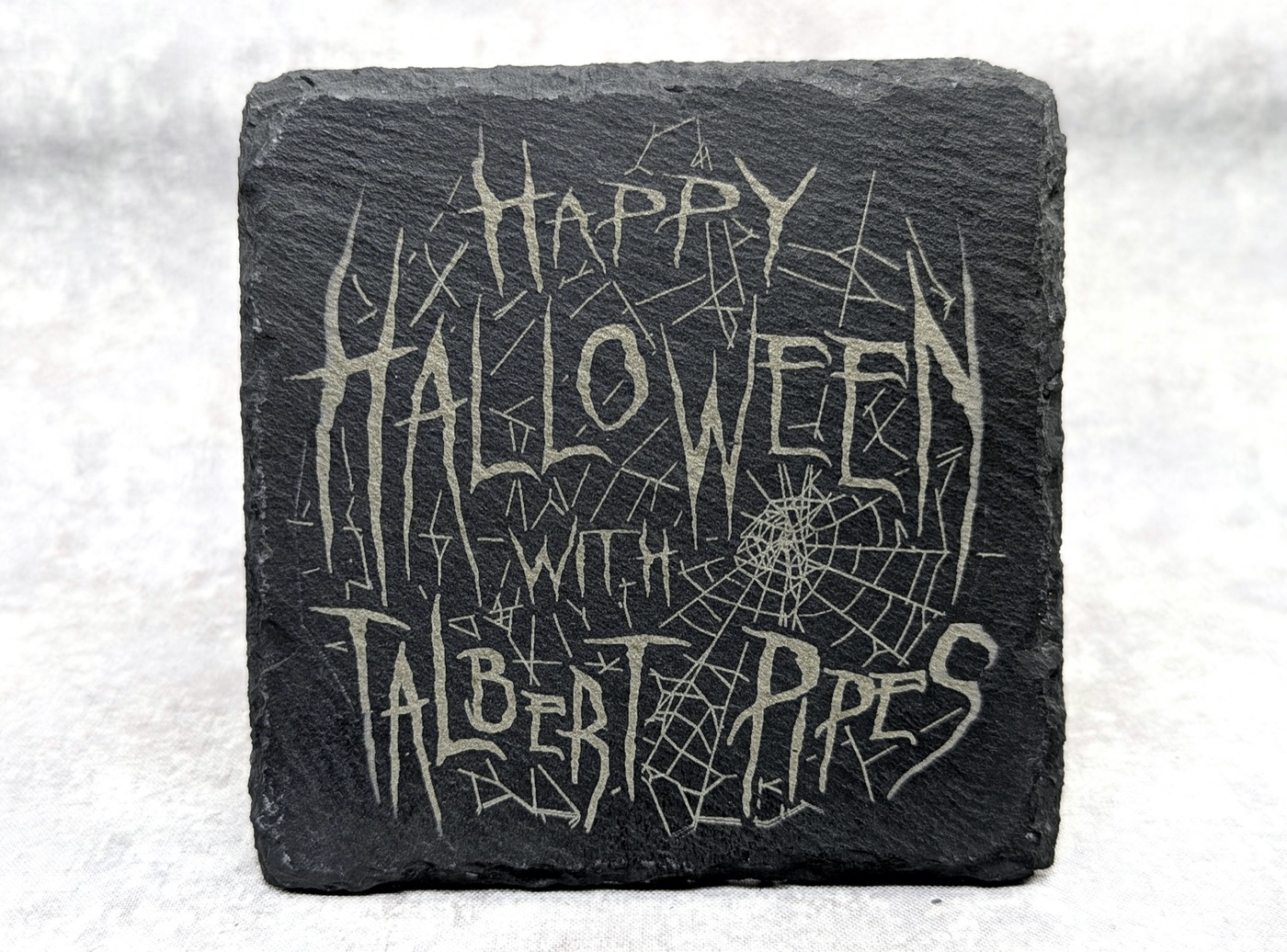 trever-talbert-coasters-dessous-de-verre-ardoise-noire-halloween image 1