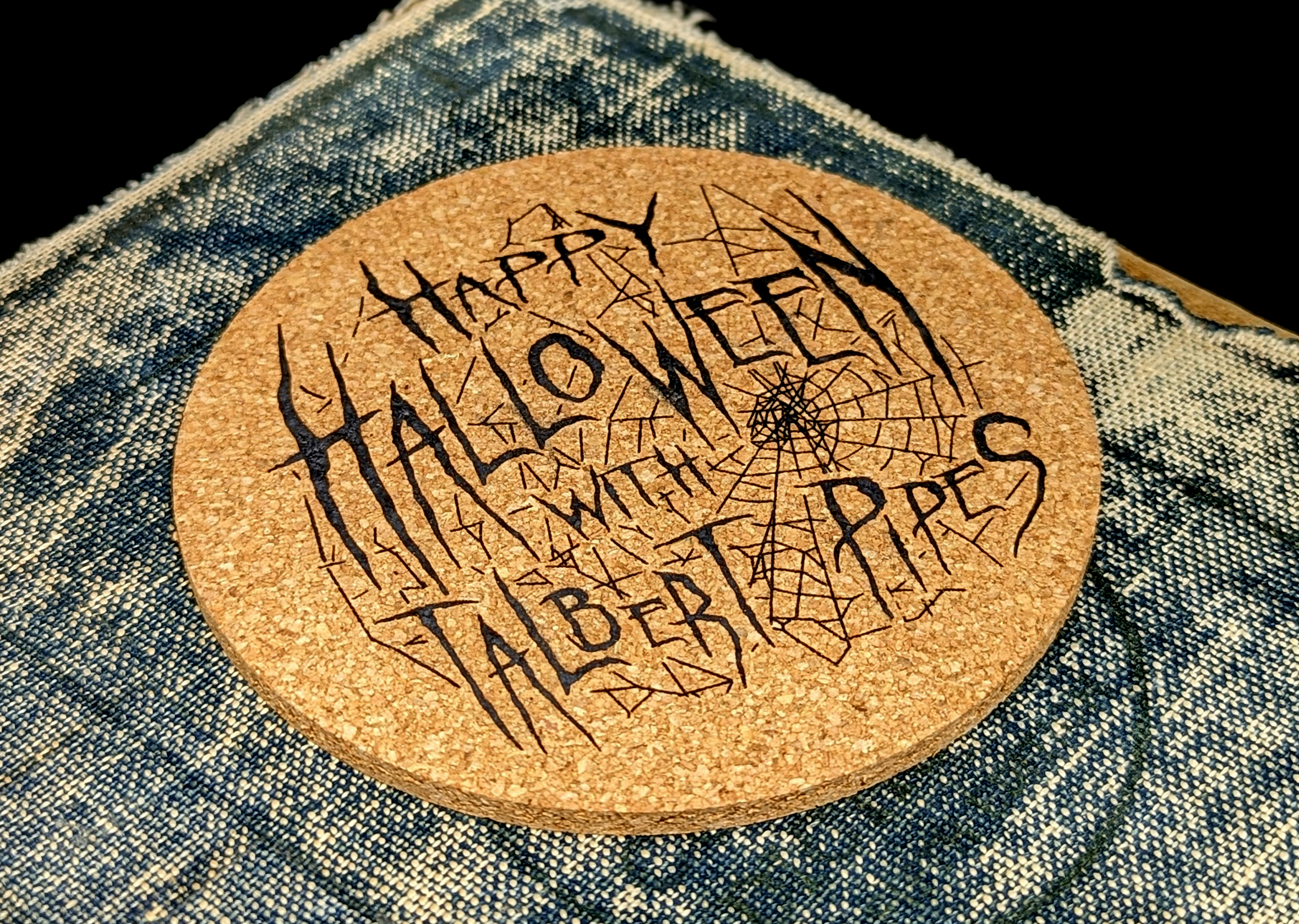 trever-talbert-coasters-sous-verre-halloween-toile-d-araign-e image 2