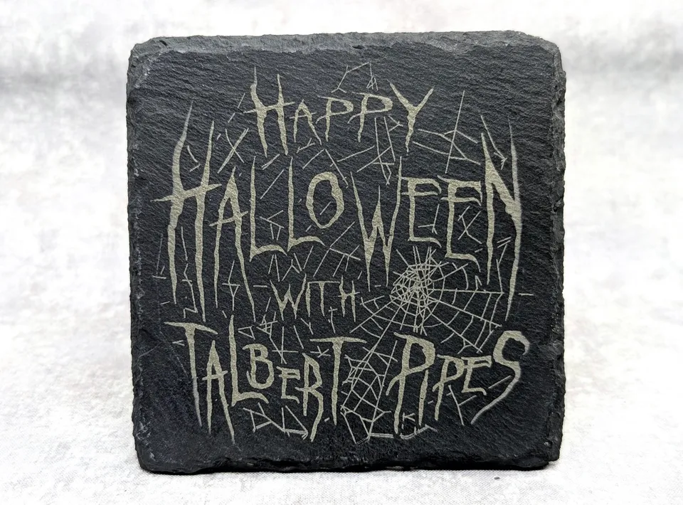 trever-talbert-coasters-dessous-de-verre-ardoise-noire-halloween image 1