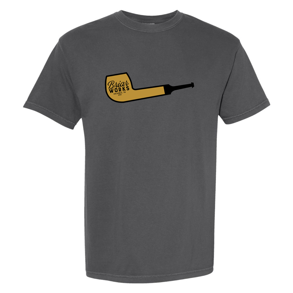 briarworks-c81-tee-shirt-coton-gris-pomme image 1